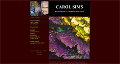 Desktop Screenshot of carolsimsartist.com