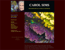 Tablet Screenshot of carolsimsartist.com